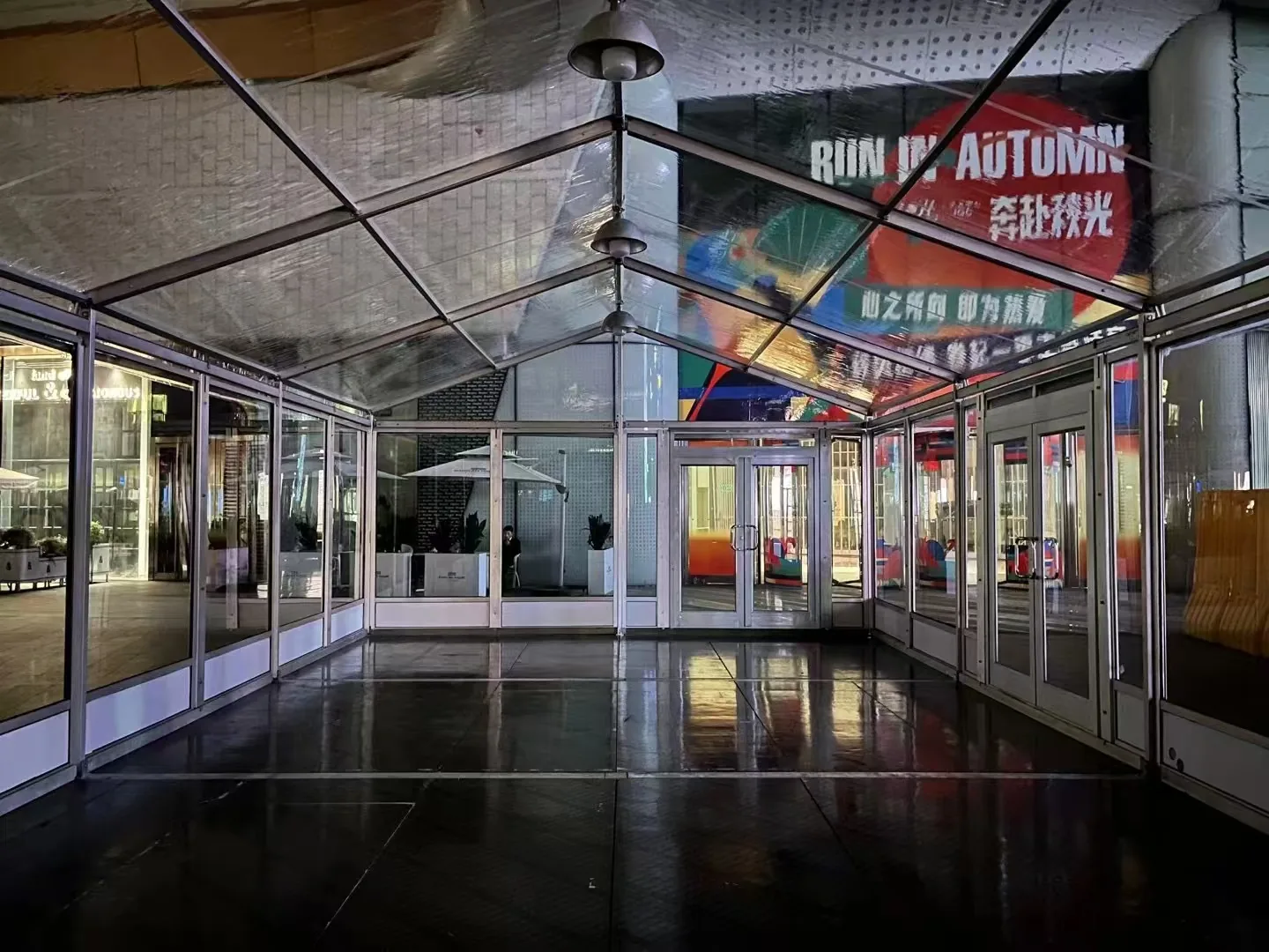 Transparent Roof and Glass Wall Tent Project